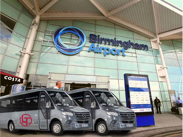 Birmingham Airport Minibus & Coach Hire With Driver