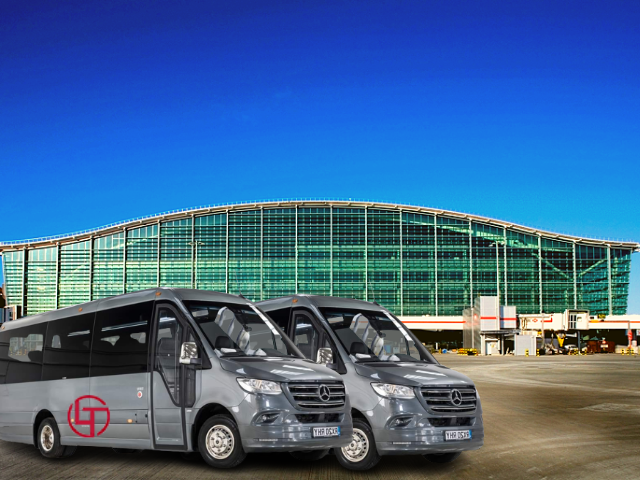 Heathrow Airport Minibus & Coach Hire With Driver