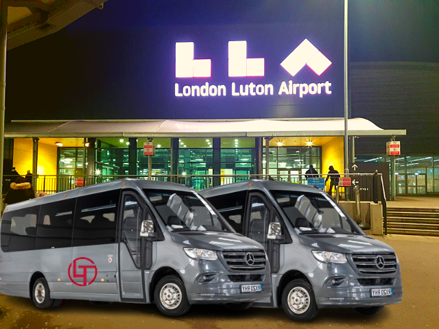 Luton Airport Minibus & Coach Hire With Driver