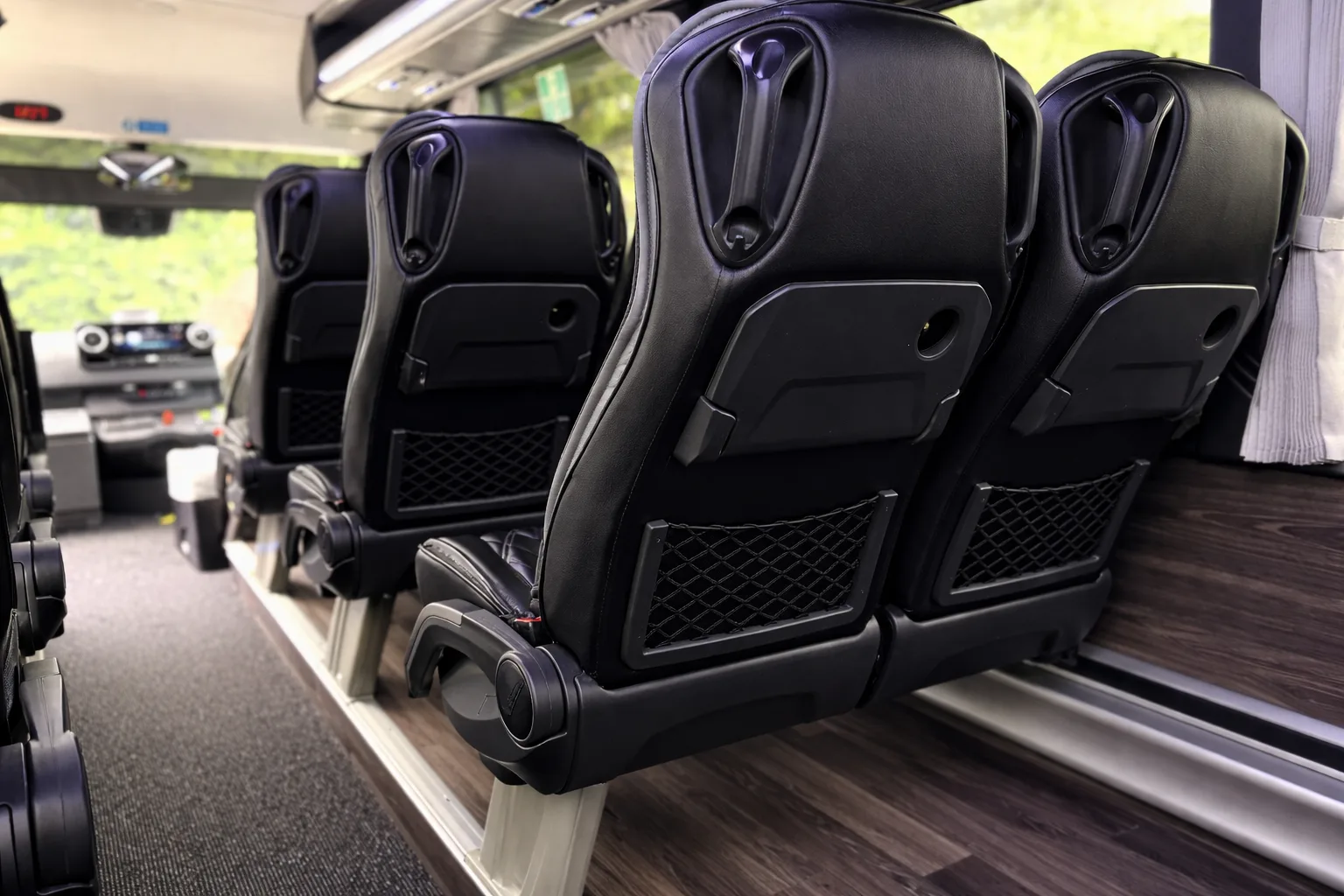 Lavish Travel 16 Seater Minibus Hire with driver interior seat